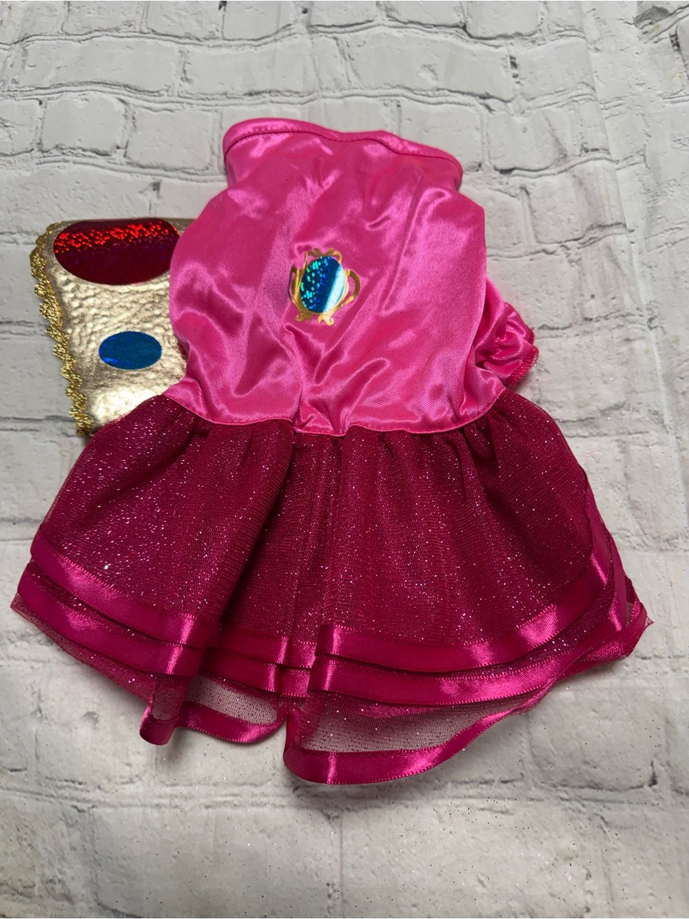 Pet Warrior Pet PRINCESS Costume Dress with Crown.